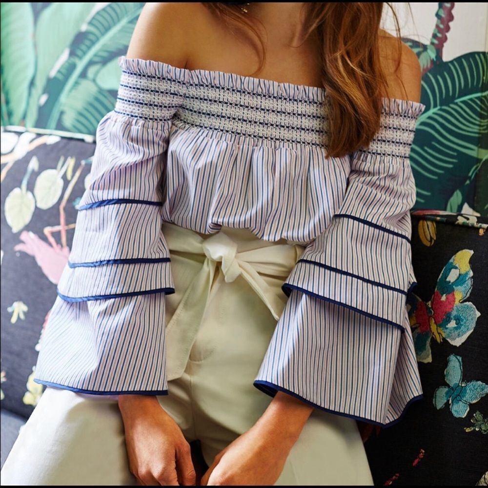 𝅺parker Largo Combo Blouse.